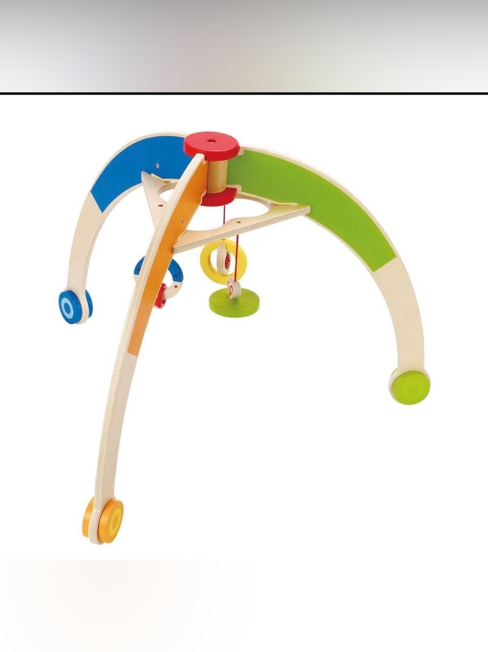 Activity Hape Wooden Baby Play Gym - Blue & Green - Picture 2 of 10